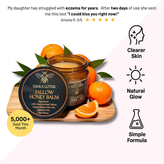 Aphrodite Grass-Fed Tallow & Honey Moisturizing Balm – 57 ml
